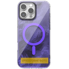 Чехол TPU Shiny Mountain Magnetic Fit для Apple iPhone 17 Air (6.5") – Фиолетовый