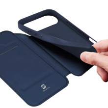 Чехол-книжка Dux Ducis с карманом для визиток для Apple iPhone 17 Air (6.5") – Синий