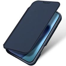 Чехол-книжка Dux Ducis с карманом для визиток для Apple iPhone 17 Air (6.5") – Синий