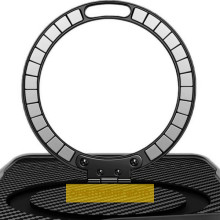 TPU+PC чохол Metal Buttons with MagSafe Carbon Ring для Apple iPhone 17 Air (6.5") – Чорний