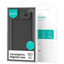 Карбонова накладка Nillkin CamShield Pro Magnetic для Apple iPhone 17 Air (6.5") – Чорний