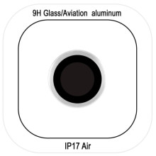 Защитное стекло Metal Classic на камеру (в упак.) для Apple iPhone 17 Air (6.5")