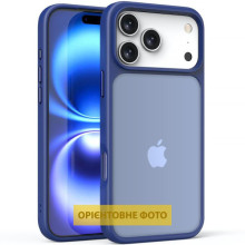 TPU+PC чехол Metal Buttons для Apple iPhone 17 Air (6.5") – Синий