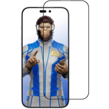 Защитное 2.5D стекло Blueo AR Anti-Reflective HD для Apple iPhone 17 Air (6.5") – Черный