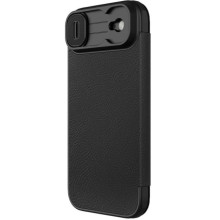 Кожаный чехол-книжка Nillkin Qin Pro Camshield для Apple iPhone 17 Air (6.5") – Черный