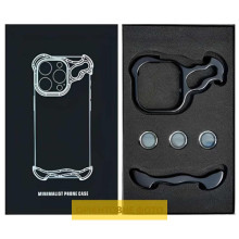 Чехол Minimalist Metal Bumper для Apple iPhone 17 Air (6.5") – Черный