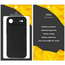 Чехол TPU Epik Black Full Camera для Apple iPhone 17 Air (6.5") – Черный