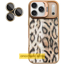 Чехол TPU+PC Wild Leopard with MagSafe and Lens для Apple iPhone 17 Air (6.5") – Brown