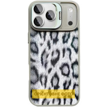Чехол TPU+PC Wild Leopard with MagSafe and Lens для Apple iPhone 17 Air (6.5") – Серый
