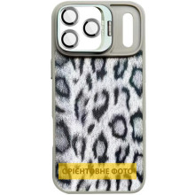 Чехол TPU+PC Wild Leopard with MagSafe and Lens для Apple iPhone 17 Air (6.5") – Серый