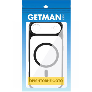 Чехол TPU+PC GETMAN Moon Clear with MagSafe для Apple iPhone 17 Air (6.5") – Черный