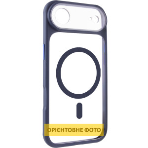 Чехол TPU+PC GETMAN Moon Clear with MagSafe для Apple iPhone 17 Air (6.5") – Blue