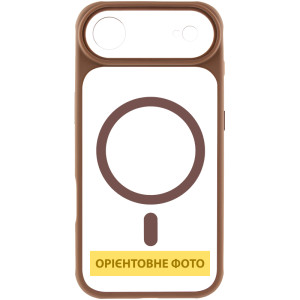 Чехол TPU+PC GETMAN Moon Clear with MagSafe для Apple iPhone 17 Air (6.5") – Brown