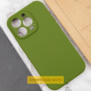 Чехол Silicone Case Full Camera Protective (AA) NO LOGO для Apple iPhone 17 Air (6.5") – Зеленый
