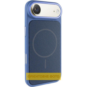 Чохол PC Textile Hybrid with Magnetic Fit для Apple iPhone 17 Air (6.5") – Blue