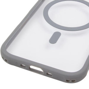 Чохол TPU+PC GETMAN Moon Clear with MagSafe для Apple iPhone 17 Air (6.5") – Сірий