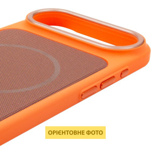 Чохол PC Textile Hybrid with Magnetic Fit для Apple iPhone 17 Air (6.5") – Помаранчевий
