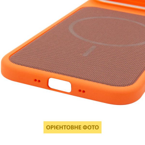 Чохол PC Textile Hybrid with Magnetic Fit для Apple iPhone 17 Air (6.5") – Помаранчевий