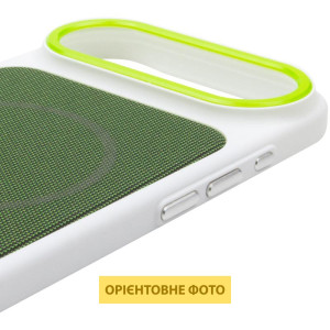 Чохол PC Textile Hybrid with Magnetic Fit для Apple iPhone 17 Air (6.5") – Білий