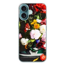 Брендновые Чехлы для iPhone 17 Air - (PREMIUMPrint) (Nike цветы)