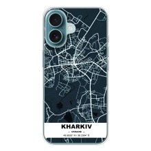 Чехлы для Айфон 17 Air Города Украины (Харьков)