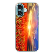 Чехол с картинкой (Стильные) для Айфон 17 Air - (AlphaPrint) (Поле тюльпанов)