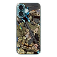 Чехлы с картинкой ЗСУ для iPhone 17 Air (AlphaPrint) (Воин ВСУ)