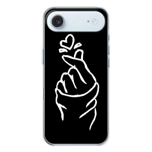 Чохол (Знак сердечка) для iPhone 17 Air – Сердечко на чорному