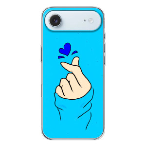 Чохол (Знак сердечка) для iPhone 17 Air – Сердечко на синоьому