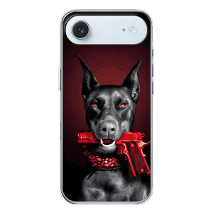 Чохол ДОБЕРМАН  для iPhone 17 Air – Доберман злий