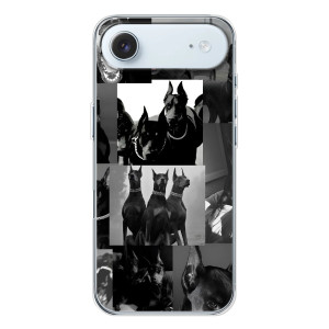 Чохол ДОБЕРМАН  для iPhone 17 Air – Колаж Доберман