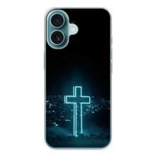 Чехол для iPhone 17 Air (AlphaPrint) - (Христианские) (Крест и город)