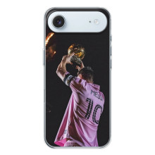 Чехол Месси футболист для iPhone 17 Air – Месси с кубом