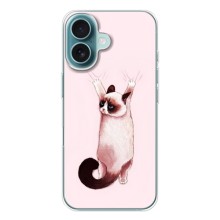 Чехол на Айфон 17 Air с Котами (VPrint) (Котик падает)