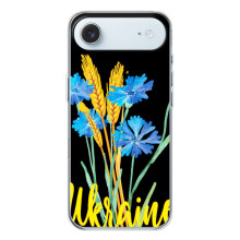 Чехол на iPhone 17 Air Украинский дизайн (Ukraine в цветочках)