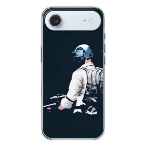 Силиконовый чехол с картинкой "Герой Pubg" на iPhone 17 Air – В экиперовке