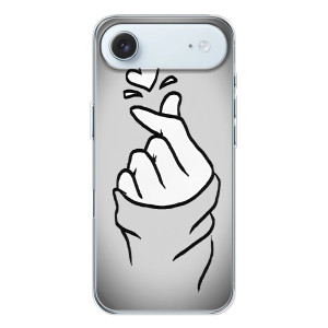 Чехол с принтом для iPhone 17 Air (AlphaPrint - Знак сердечка)