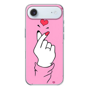 Чехол с принтом для iPhone 17 Air (AlphaPrint - Знак сердечка)
