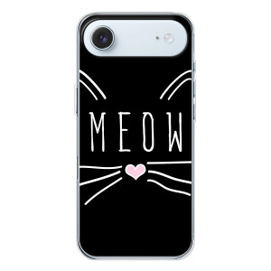Бампер з зображенням Котиків для Айфон 17 Еір – КОТИК MEOW