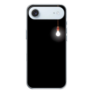Чехол с картинками на черном фоне для iPhone 17 Air – Лампочка