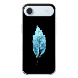 Чехол с картинками на черном фоне для iPhone 17 Air – Листочек