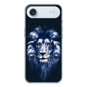 Чехол с картинкой на iPhone 17 Air – Лев - синий