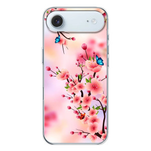 Чехол с принтом САКУРЫ на iPhone 17 Air – Бабочки на сакуре