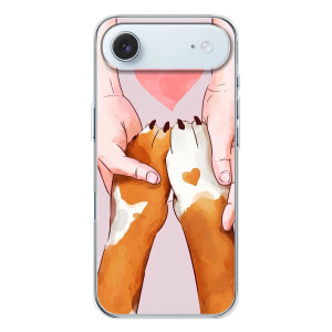 Чехол (ТПУ) Милые собачки для iPhone 17 Air – Любовь к собакам