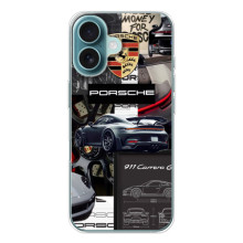 Чохол з авто Порше для iPhone 17 Air – Колаж Порше