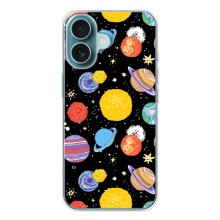 Космические Чехлы для Айфон 17 Air (VPrint) (Рисованные планеты)