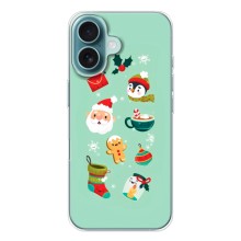 Новогодние Чехлы для Айфон 17 Air (VPrint) (Настроение НГ)