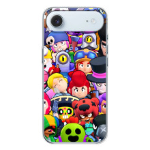 Силиконовый Чехол на iPhone 17 Air с картинкой Brawl Stars – Персонажи
