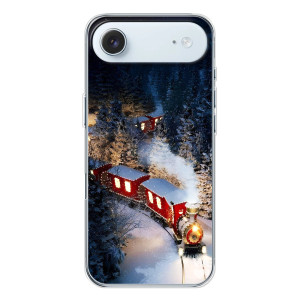 Силиконовый бампер на рождество для iPhone 17 Air – Поезд