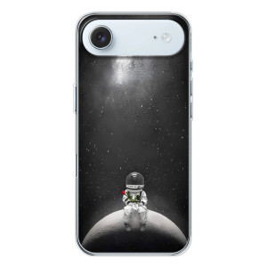 Силиконовый Чехол с принтом "Космонавты" на iPhone 17 Air – Космонавт романтик